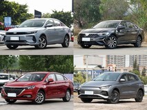 10万元内四款紧凑轿车对比:燃油纯电插混全都有