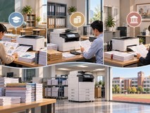 教育行业打印机横评:教务处、财务处、校办三处对号,理光三款落位