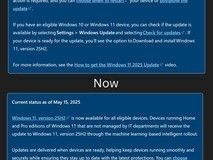 微软全面推送Windows 11 25H2更新,家庭版与专业版用户均可自动升级