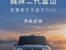 魏牌第二代蓝山10月10日盲订,30万元级智慧豪华方盒子SUV来袭