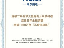 海尔厨电连续3年超千万台实现高质量增长