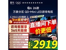 雷鸟鹤6 26款65英寸电视低至2720元