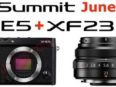 富士6月12日上海发布X-E5及XF23mm饼干镜头