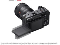 索尼将发布FX3a电影摄像机及全新相机