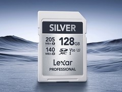 读205MB/s写140MB/s  雷克沙SLIVER SD卡128GB仅售179元