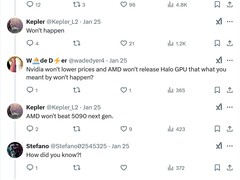 AMD首款消费级UDNA显卡性能未能超越英伟达GeForce RTX 5090显卡