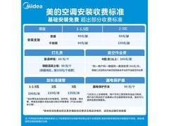 美的智行二代空调3匹立柜式新一级能效，智能变频节能省电