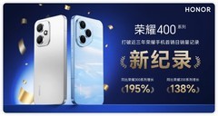 品牌焕新成效显著，荣耀400系列首销告捷