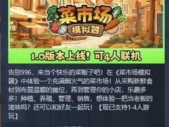四人合作卖菜模拟：《菜市场模拟器》正式版上市体验