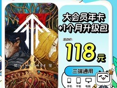 哔哩哔哩大会员年卡12个月送1个月升级包