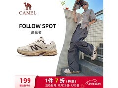 骆驼男款跑步鞋K15C09L7029低至179元