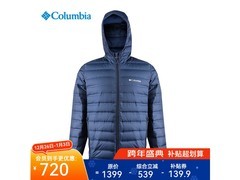 京东热卖Columbia男款羽绒服低至720元