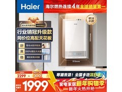 海尔16升零冷水燃气热水器