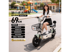 驰小虎浅绿电动自行车，京东低至1398元