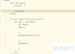 Vue Select选中Option方法