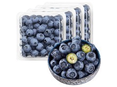 云南蓝莓2斤8盒装，原价109.8，券后104.8！