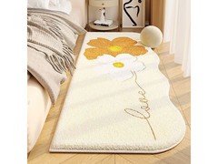 KAYE花香床边毯29元抢