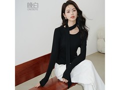 晚白2026春款黑T恤，京东低至79元