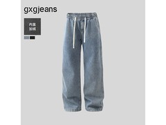 gxgjeans冬季加绒牛仔长裤低至129元