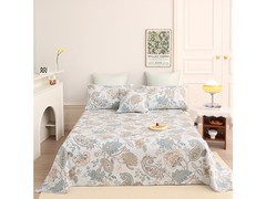 柳庭贝加尔蓝床单限时139元