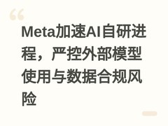 Meta加速AI自研进程，严控外部模型使用与数据合规风险