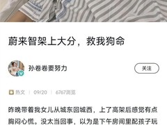 蔚来车主突发疾病失能，智能驾驶紧急靠边送医获救