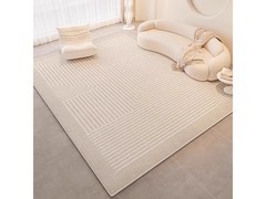 KAYE奶油风免洗客厅地毯，低至29元