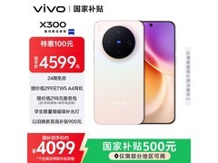 vivo X300幸运彩版直降，到手4139元