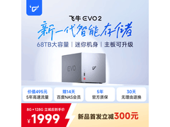飞牛nas EVO 2双盘位私有云直降300