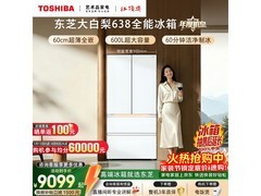 东芝大白梨600L冰箱，优惠购省超三千