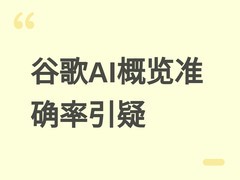 谷歌AI概览准确率90%但每分钟或产百万错误，信息偏差与可信度引质疑