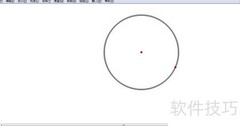 Sketchpad创建紫色空心圆