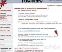 IrfanView插件安装指南