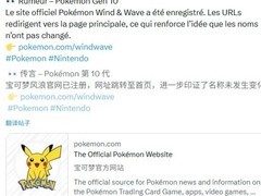 宝可梦：风／浪域名曝光，Switch 2独占新作或将亮相