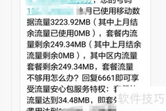 如何查询手机流量使用情况