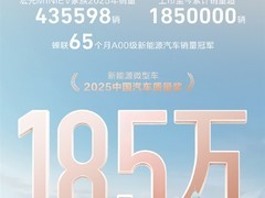 五菱宏光MINI EV家族2025年销量突破43万辆，累计超185万