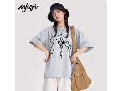 MJ STYLE女款纯棉短袖T恤，今晚5折仅23.9元