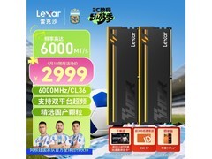 雷克沙Thor DDR5 6000MHz内存限时2979元