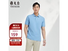 雅戈尔呼吸棉Polo衫131元