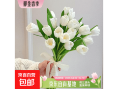 云南珍珠白郁金香10枝束，满减后7.9元带回家！