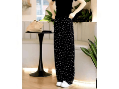 2026春夏新款黑色碎花散步裤，仅59.9元抢购！