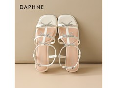 达芙妮蝴蝶结凉鞋直降187元