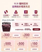 来京东11.11享Apple全线新品优惠 iPad 11以旧换新至高补贴300元