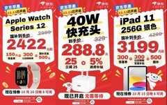 来京东11.11享Apple全线新品优惠 iPad 11以旧换新至高补贴300元