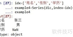 Pandas Series进阶学习