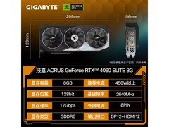 技嘉AI显卡8GB直降150元