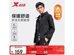 特步防泼水上衣秋冬男夹克热卖