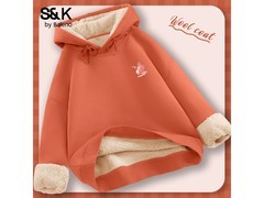 班尼路加绒卫衣35.9元抢