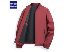 罗蒙2024男士红色夹克，折后62.81包邮