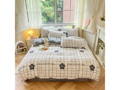 多兰诗秋冬牛奶绒四件套，低至95元！